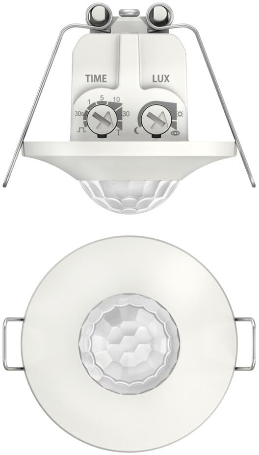 Theben thePiccola S360-100 DE WH Bewegungsmelder (PIR) Deckenmontage Deckeneinbau innen, 360° rund, max. 8 m, 1 Kanal Licht, weiß (1060200)