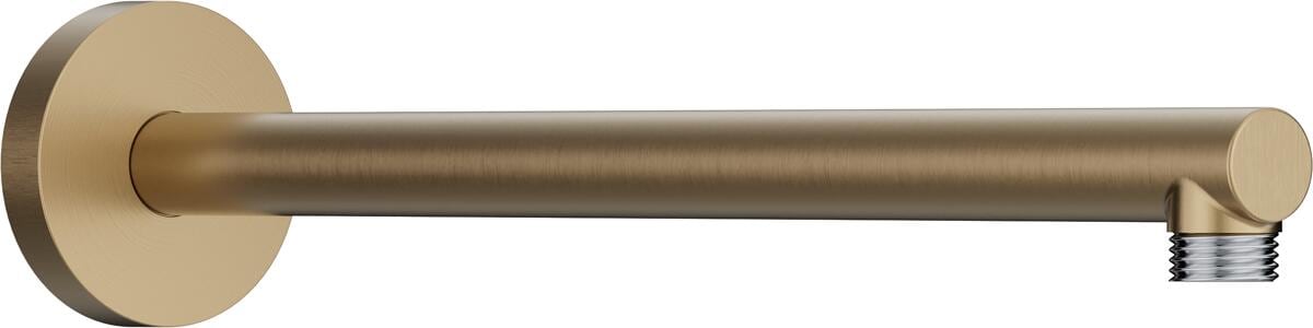 hansgrohe Brausearm S 39 cm, Messing/Kunststoff, Brushed Bronze (24357140)