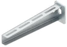 Niedax KTA 200 E3 Hängestiel- und Wandausleger, 55x210 mm, 2,5 kN, Edelstahl, gebeizt