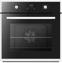 PKM EB9 EEK A Einbaubackofen, 59,5 cm breit, 64 L, 8  Funktionen, TouchControl, Teleskopauszüge, Edelstahl