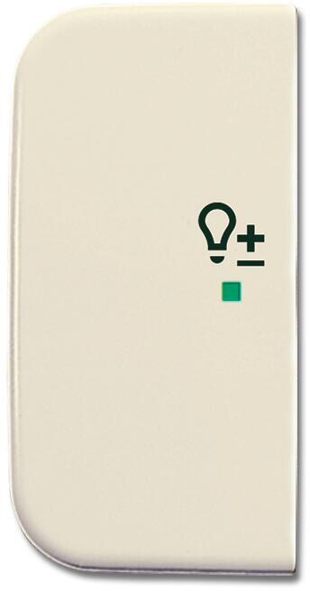 Busch-Jaeger 6234-21-212 Wippe 2-fach links, mit Symbol "Dimmer", passend zu Reflex SI, free@home, weiß (2CKA006220A0095)