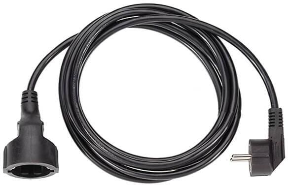 Bachmann Verlängerung H05VV-F 3G1,5, 2m, schwarz (341.184)