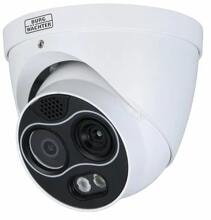 Burg Guard BWWC-442REIF-G2 Hybride IP Wärmebildkamera mit AI Videoanalyse in BallEye Format, inkl. IR Scheinwerfer, weiß (504332)