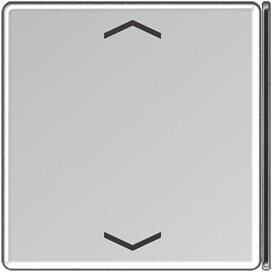 Taste 4fach mit Symbolen, aluminium, AS 500, A 500 & A plus, Jung A404TSAPAL23