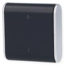 Eltako FHS2-al/anso Funk-Handsender, batterie- und leitungslos, mit Wippe, alu/anthrazit-soft (30000771)
