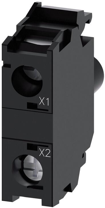 Siemens 3SU1401-1BF40-1AA0 LED-Modul mit integrierter LED AC 230 V, grün, Schraubanschluss, für Frontplattenbefestigung