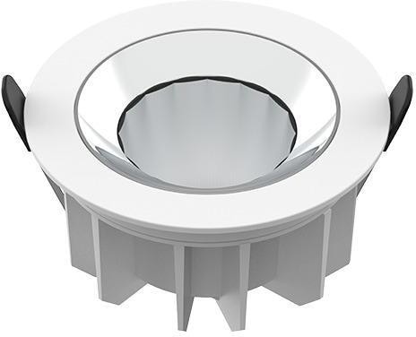 SLV DOWNLIGHT P, 115 18 HG 830 60 ML WH IP54, 11W, 3720lm, 3000K, weiß (1011294)