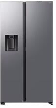 Samsung RS80F67KCTEF Stand Side-by-Side Kombination, 91,2 cm breit, 634 L, NoFrost+, Wassertank, WiFi, Eis- und Wasserspender, Edelstahloptik