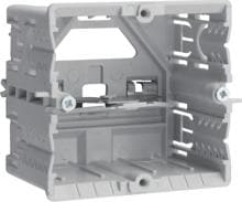 Hager GLT5000 Geräteeinbaudose C-Profil Einbau für Rahmenblende universal, 50x65x71 mm, grau