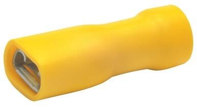 Klauke 750V Flachsteckhülse, vollisoliert, 4-6qmm, gelb