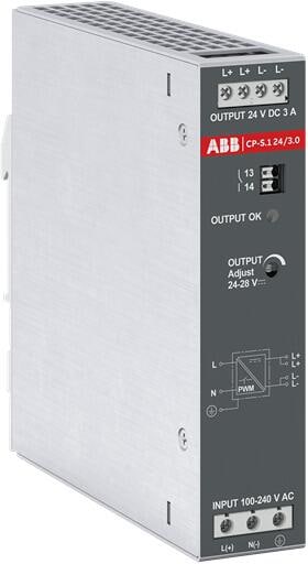 ABB CP-S.1 24/3.0 Netzteil, Out: DC 24V/3A (1SVR320361R1000)