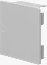 Hager LF6006067035 Endstück halogenfrei zu Leitungsführungskanal LF 60x57mm lichtgrau