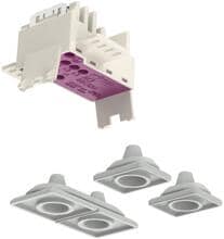 Ridi VL2NE-7S Netzeinspeisteil für LINIA EVO, 7-polig, für starre/eindrähtige Leitungen, IP20/54, ölfest, lichtgrau (2200001)
