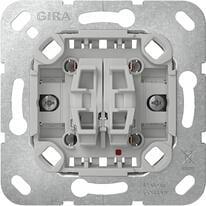 Gira 312500 Tastschalter-Einsatz Ausschalter mit Befestigungskrallen, Serienschalter, 10AX, 250V