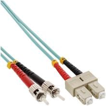 InLine® LWL Duplex Kabel, SC/ST, 50/125µm, OM3, 5m (82505O)