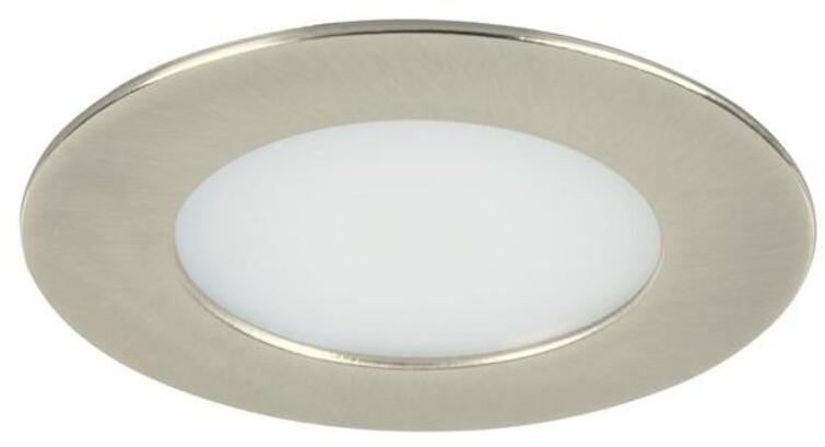 Brumberg SINCINDA MINI-R LED-Einbaudownlight IP44, 3.4W, 210lm, 2900K, nickel matt (12109153)