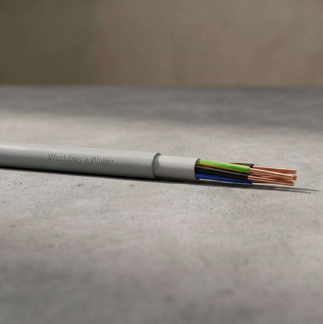 Waskönig+Walter NYM-J 3X2,5 PVC-Mantelleitung, Ring, 100m (221783)