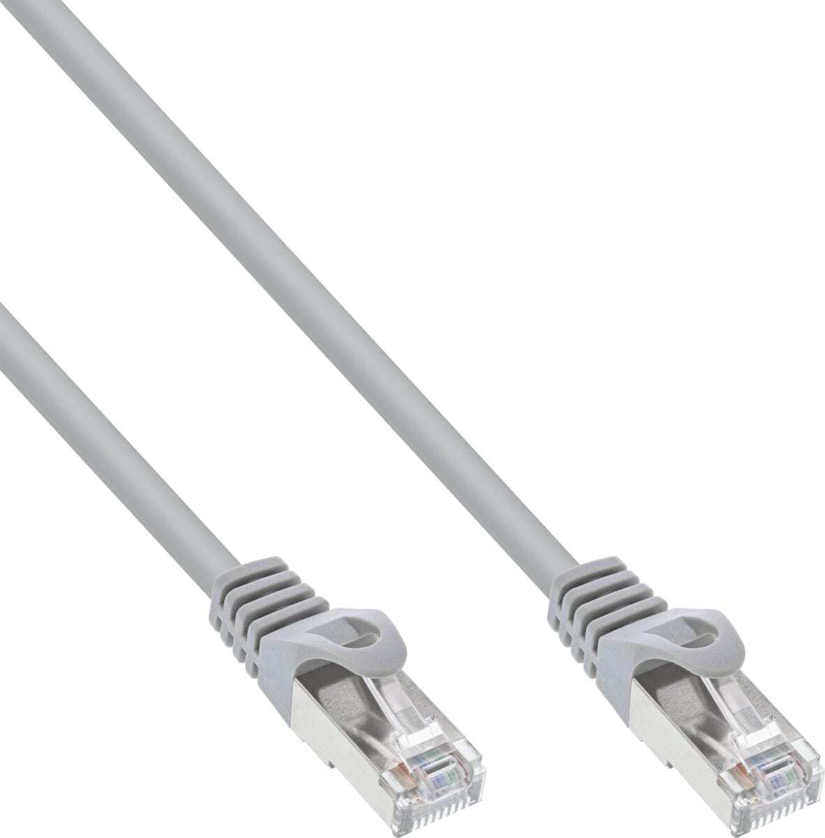 InLine Patchkabel, F/UTP, Cat.5e, grau, 1m (72511L)