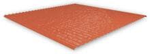 K2 Systems SingleHook FlatTile Metallabdeckung, Aluminium, 300x260mm, rot (2004282)