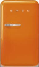 Smeg FAB10ROR6 50"s Style Stand Kühlschrank, 54,5 cm breit, 122 L, Rechtsanschlag, orange