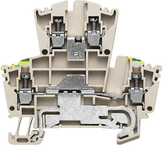 Weidm Ller Wdk Du Pe Durchgangs Reihenklemme Schraubanschluss