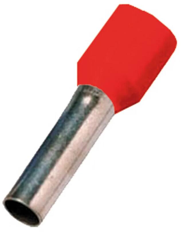 Intercable ICIAE3516 Aderendhülse DIN46228T4, 35qmm, 16mm, verzinnt, rot (180790)