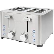 Proficook PC-TA 1252 Toaster, 1260–1500 W, Edelstahlgehäuse, Wide Slot, Edelstahl (501252)