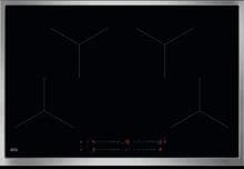 AEG TO84IA0CXB Autarkes Induktionskochfeld, 76,6 cm breit, TouchControl, Hob²Hood, Timer, Edelstahlrahmen