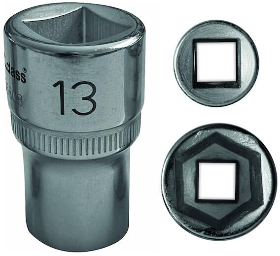 US Pro Tools Steckschlüsseleinsätze – 10-teilig, Metrisch 10-24 Mm, 1/2 Zoll Antrieb, 6-kant, CR-V Stahl, Schwarzes Oxid-Finish