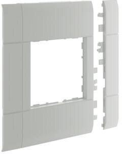 Hager GR1200KA7035 Rahmenblende modular, 120 mm Oberteil, halogenfrei, lichtgrau