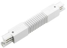Leuchtek XTS23-3 Schienen-Verbinder für 3-Phasen GLOBAL TRAC, flexibel, weiß (KKT301265)