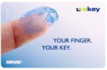 eKey RFID-Karte MIFARE 2 KB Logo für MIFARE DESFire EV1, PVC, mit Logo (101690)