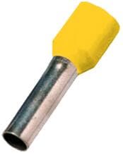 Intercable ICIAE2518 Aderendhülse DIN46228T4, 25qmm, 18mm, verzinnt, gelb (180785)