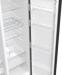Hisense RS5P535NT Stand Side by Side Kombination, 91,5 cm breit, 566 L, Total No Frost, Wassertank, Eis-/Wasserspender, Multi Air Flow
