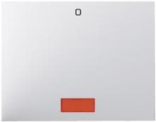 Berker 14177109 Wippe mit roter Linse und Aufdruck "0", K.1, polarweiß glänzend