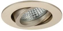 Brumberg KUIU LED-Einbaustrahler dim2warm, 350mA, 6W, 507 lm, rund, champagner matt (12643633)