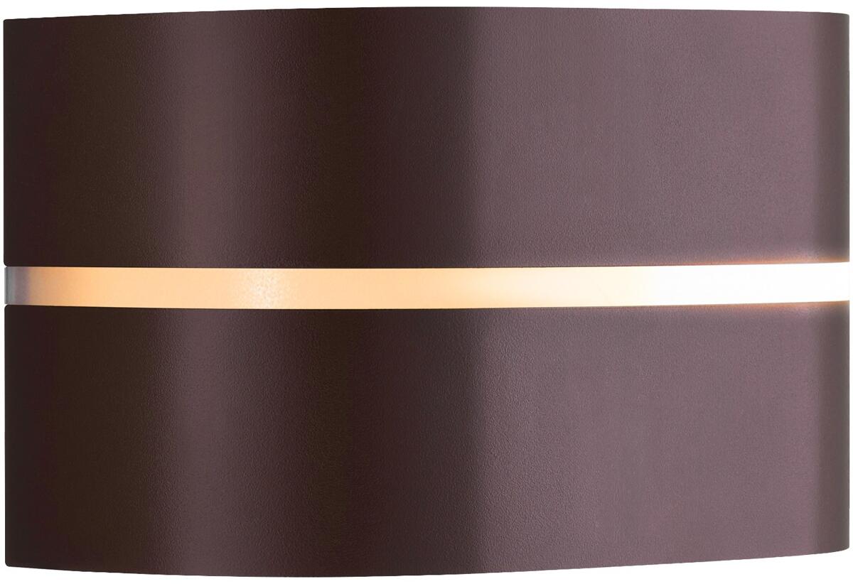 Nordlux Sibelis Wandleuchte, E27, IP44, 10W, dimmbar, metallisch braun (2418311061)