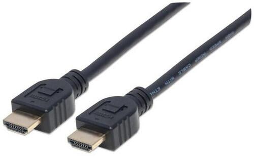 MANHATTAN HDMI Kabel mit Ethernetkanal für Wandinstallation, 10m