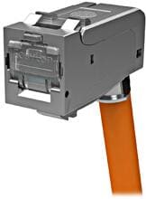 EasyLan FixLink SL RJ45-S KS EVP 270° Kat6A ISO/IEC AWG24-22 Keyst.Modul, silber (CKWAK007EP)