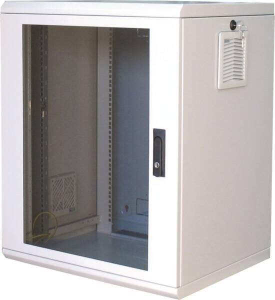 Schweitzer KSP 915315 EasyBox, Lüftermontage vorbereitet, 15 HE, 500 mm tief, lichtgrau (KSP915315)