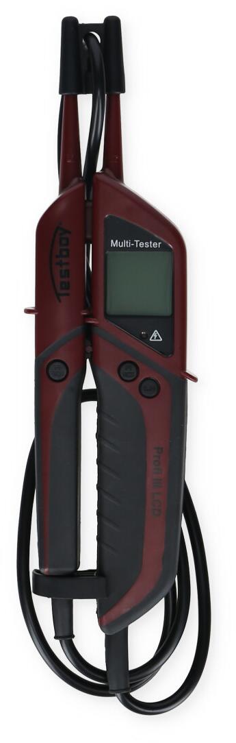 Testboy PROFI III LCD Zweipoliger Spannungsprüfer mit FI-Test