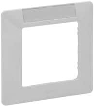 Legrand Valena Life 1-fach Rahmen mit Beschriftungsfeld Farbe: Ultraweiß (754011)