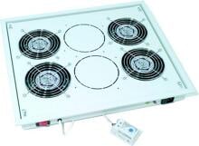 Triton Lüfterblech für Dach-/Bodeninst. 2 Lüfter, grau