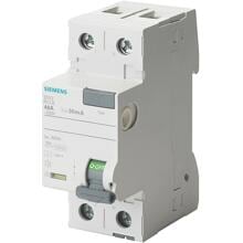 Siemens 5SV3312-3 FI-Schutzschalter, 2-polig, Typ F, kurzzeitverzögert, In: 25 A, 30 mA, Un AC: 230 V