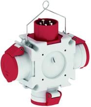 Bals Kreuzverteiler, 3xCEE16A, 400V, 5p, 6h, IP44 (546)