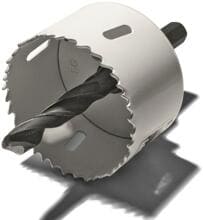 Schnabl KRB Kronenbohrer mit 70 mm Durchmesser für beschädigungsfreies und exaktes Ausbohren, weiß (12108)