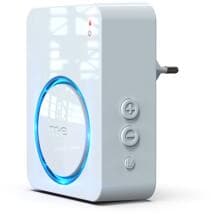 M-E BELL-520RX Funk-Empfänger mit integriertem Netzstecker, Leuchtring, Netz-LED, bis zu 16 Klingeltöne, weiß (41400)