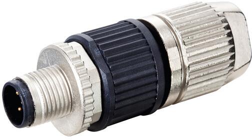 Murr Elektronik M12 Stecker, A Kodiert, Schneidklemmanschluss, 5-polig, 0,5mm², 4,7-6mm, silber(7000-12533)