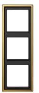 Rahmen 3-fach, gold 24 karat, LS 990, Jung LS983GGO