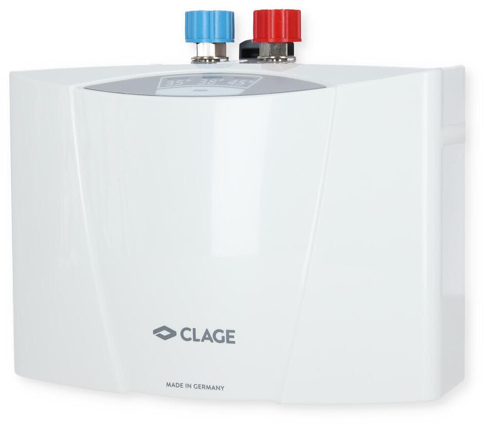 Clage MCX3 EEK: A Kleindurchlauferhitzer elektronisch geregelt, 3,5 kW,  Untertischmontage (1500-15003) Elektroshop Wagner
